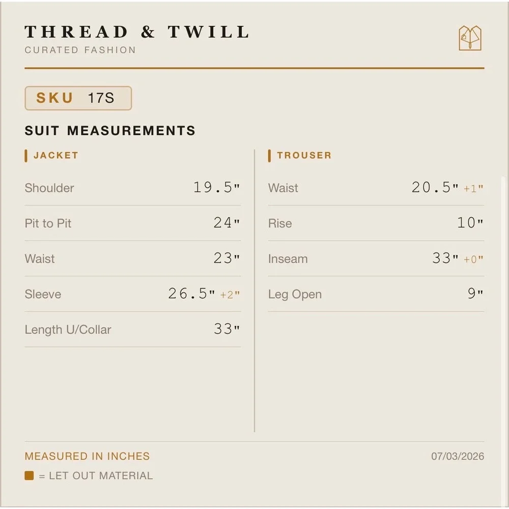 Suits & Co 3-Piece Suit Mens 48R 41x33‎ Navy Herringbone Wool Made to Measure